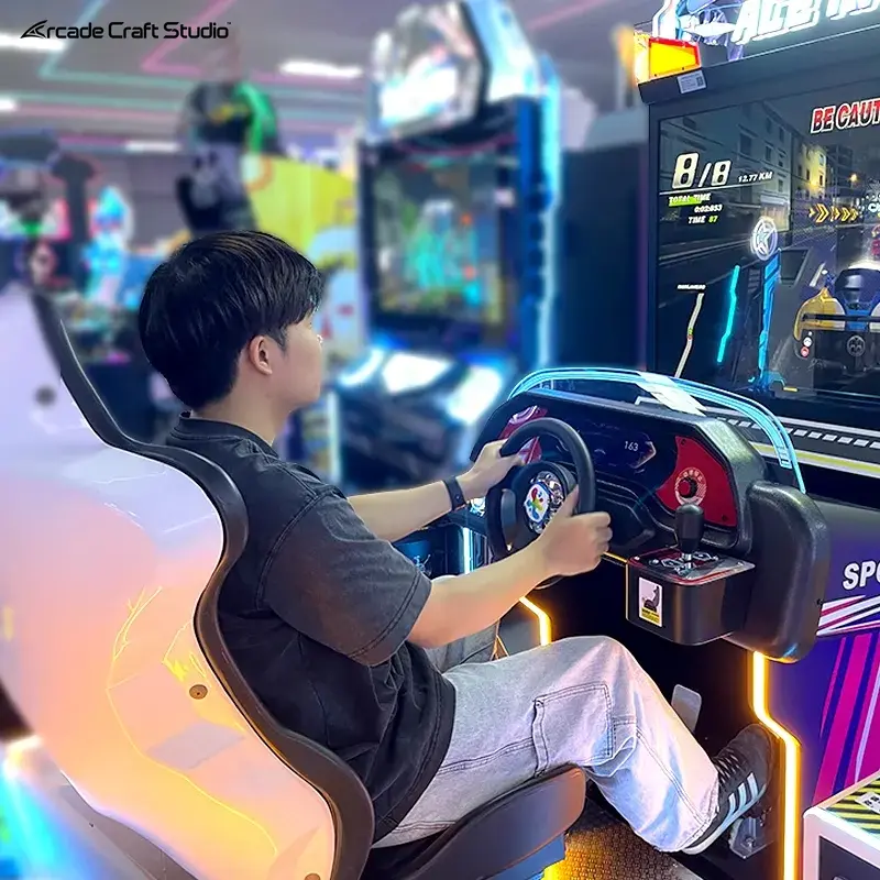 ACE Racing Car Racing Simulator Arcade Machine