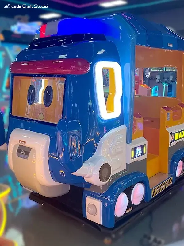 Liantya Elephant Bus Coin Operated Kiddie Ride