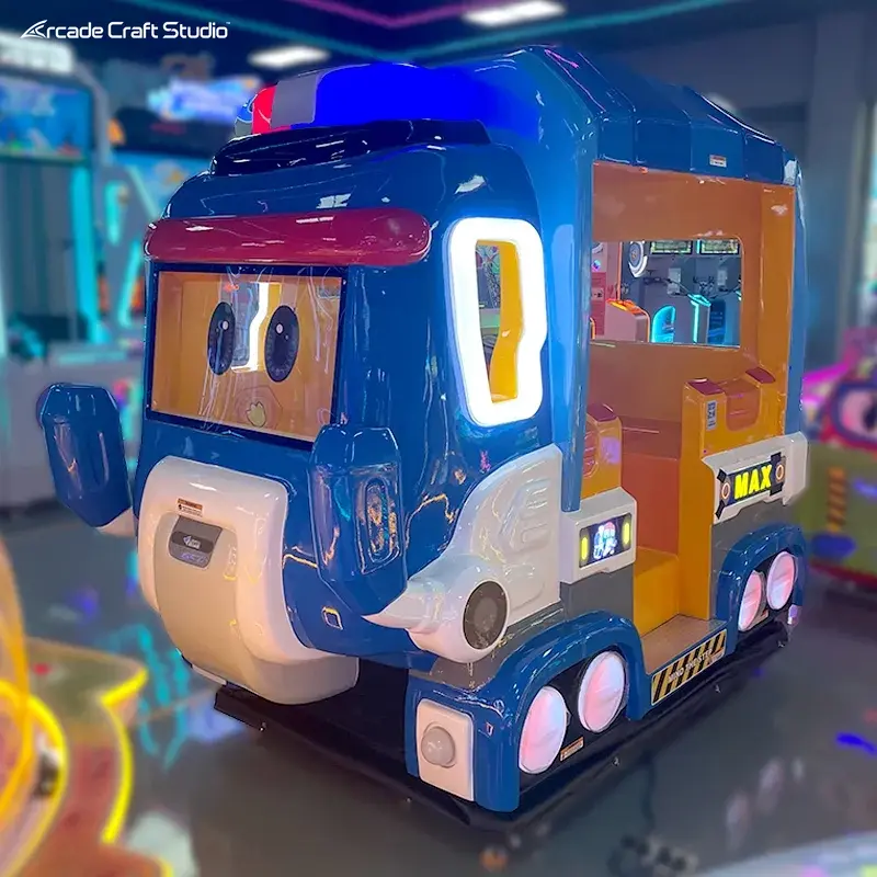 Liantya Elephant Bus Coin Operated Kiddie Ride
