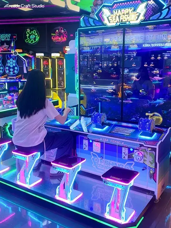 Happy Sea Fishing 4 Players Arcade Fishing Game Machine