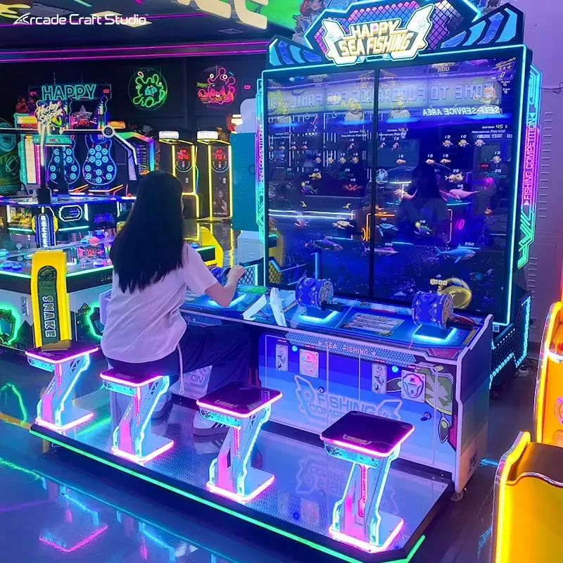 Happy Sea Fishing 4 Players Arcade Fishing Game Machine