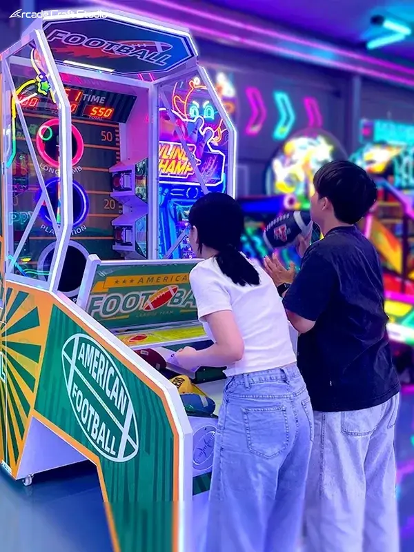 American Football Rugby Toss Arcade Game