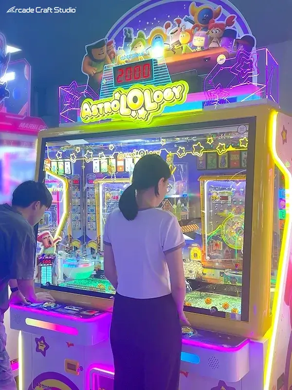 Zodiac Party Marble Pusher Game Redemption Arcade