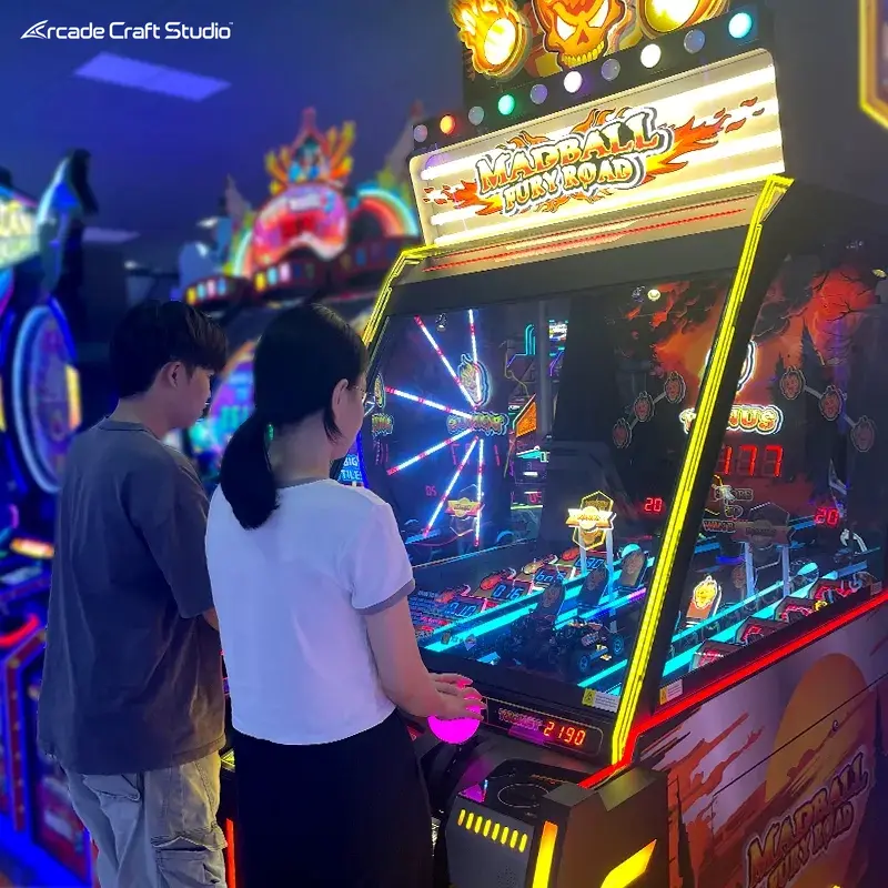Madball Fury Road Ball Rolling Arcade Ticket Game