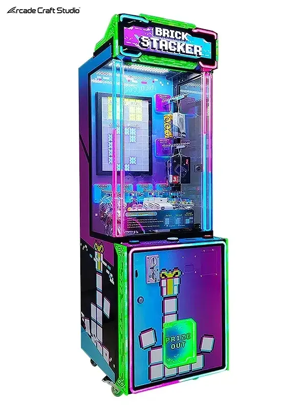 Mini Brick Stacker Redemption Game Prize Machine
