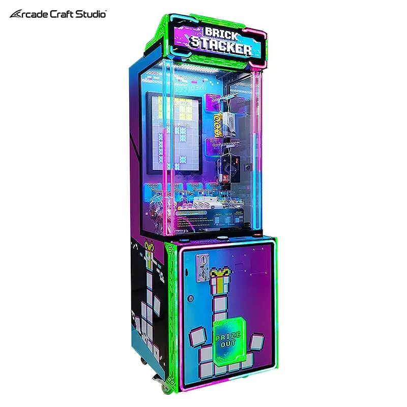 Mini Brick Stacker Ticket Game Prize Machine