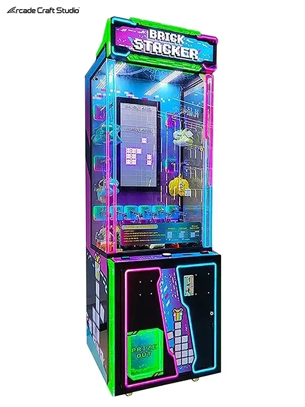 Brick Stacker Redemption Game Prize Machine