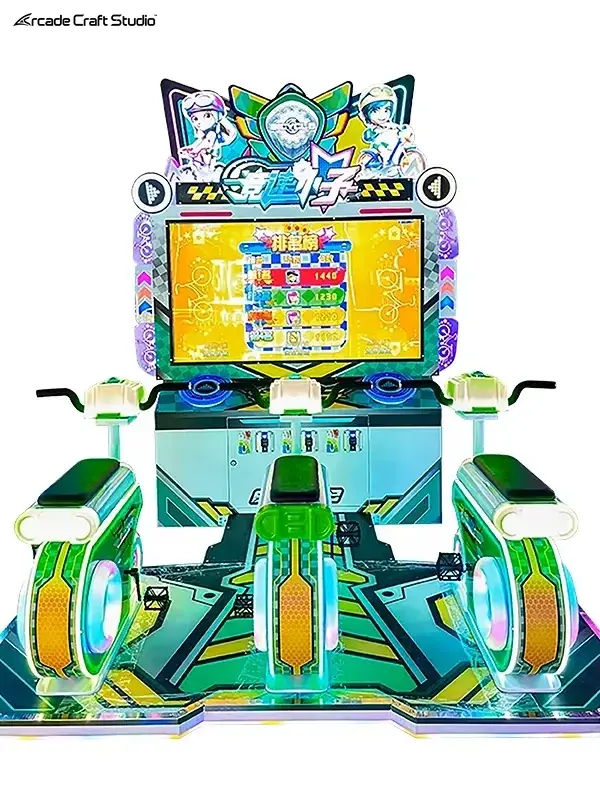 Speed ​​Boy Kids 3 Player Bicycle Arcade Machine