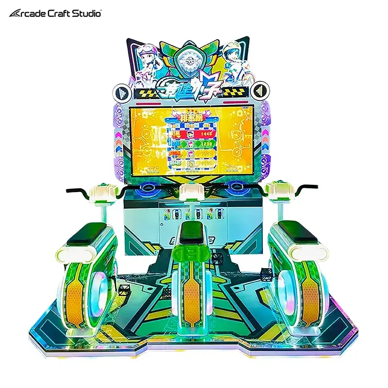 Speed ​​Boy Kids 3 Player Bicycle Arcade Machine