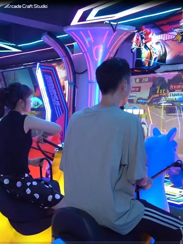 Racer Horse 3 Players Horse Race Arcade Machine