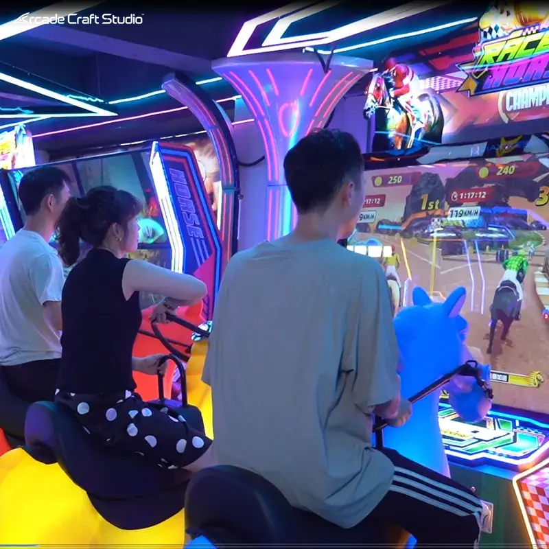 Racer Horse 3 Players Horse Race Arcade Machine