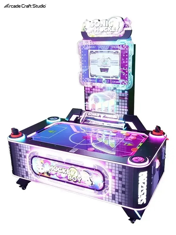Speed Hockey Mini Arcade Air Hockey Table For Kids thumbnail 2