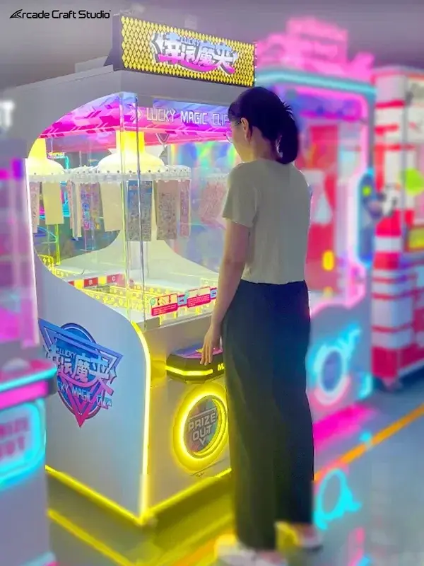 Lucky Magic Clip Prize Machine Redemption Arcade Games