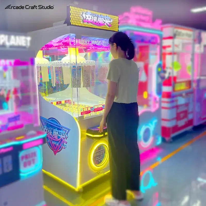 Lucky Magic Clip Prize Machine Ticket Arcade Games