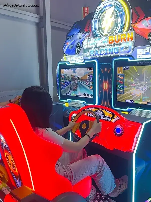 Superburn Racing D 2 Players Driving Arcade Games