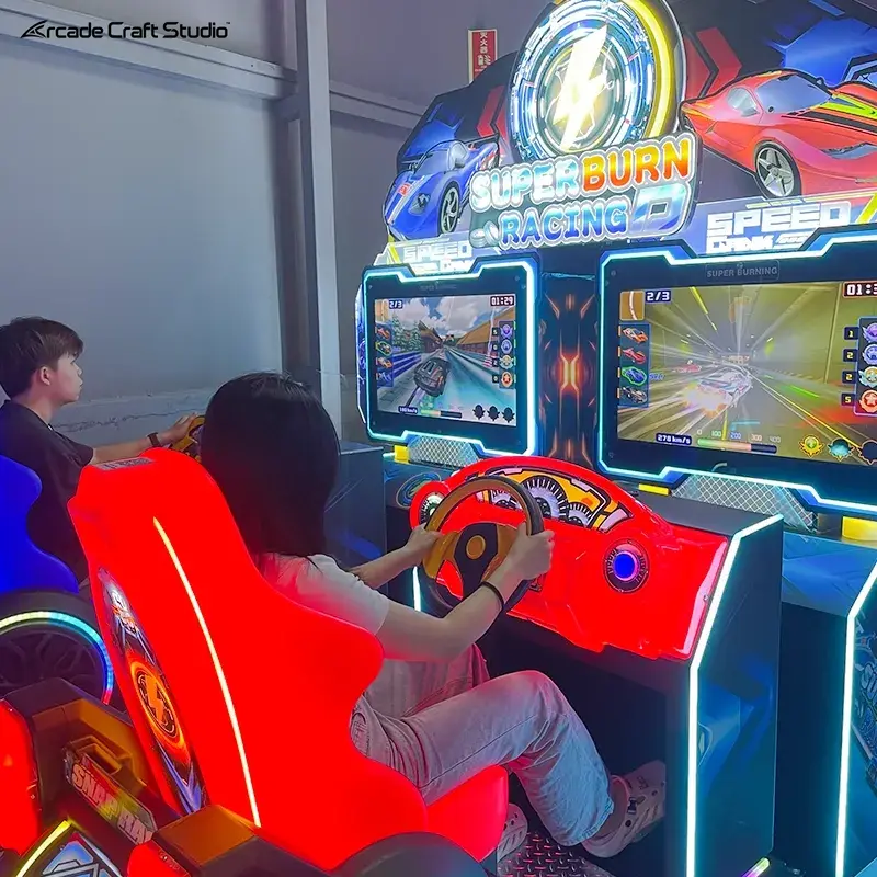Superburn Racing D 2 Players Driving Arcade Games