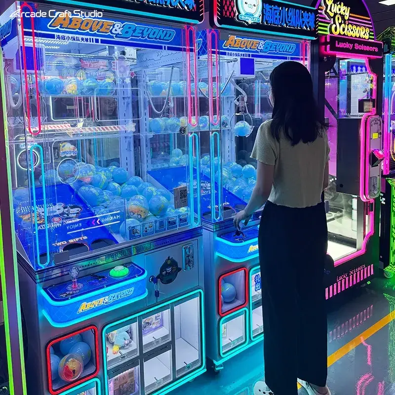 Happy Clipping Gachapon Claw Machine Prize Ticket Games
