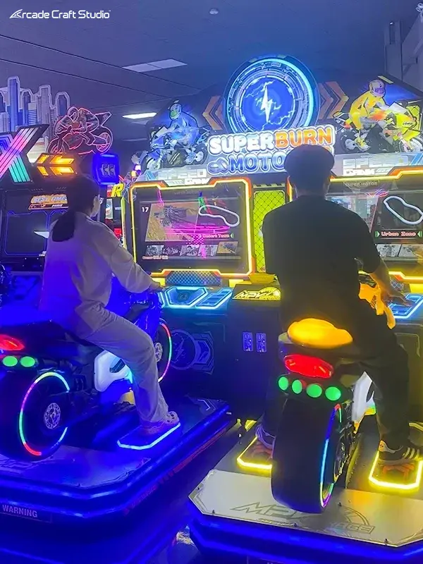 Superburn Motor D Arcade Motorcycle Racing Game