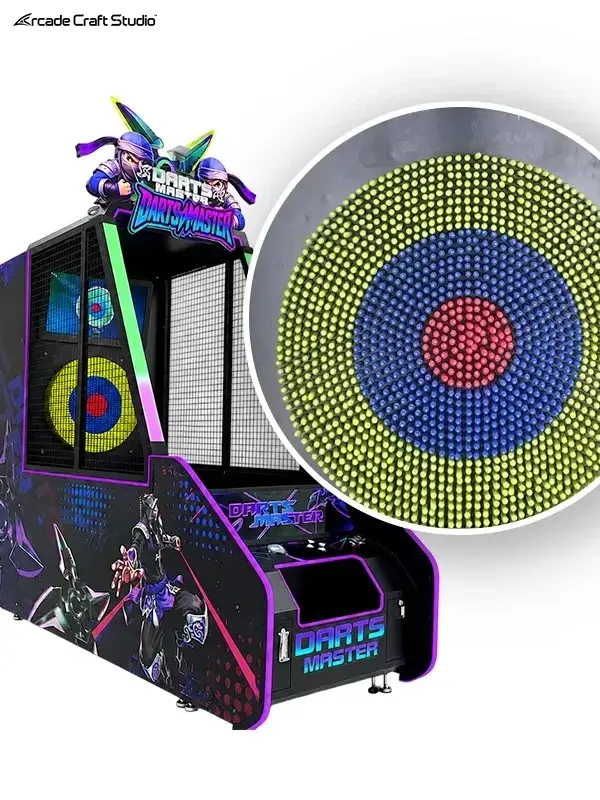 Darts Master Shuriken Throwing Arcade Machine