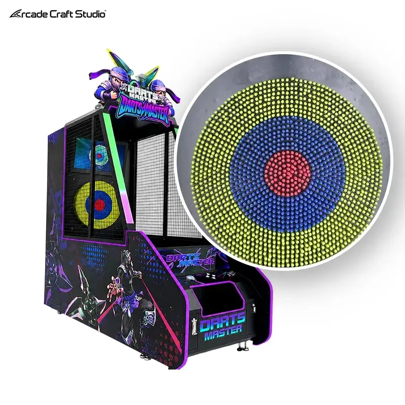 Darts Master Shuriken Throwing Arcade Machine