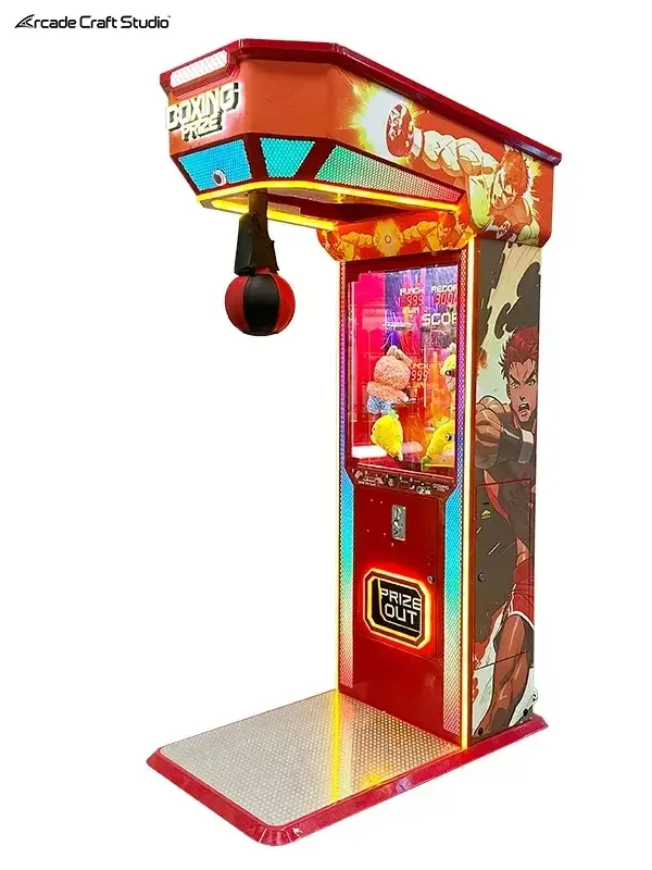 Coin Operated Prize Redemption Punching Arcade Game