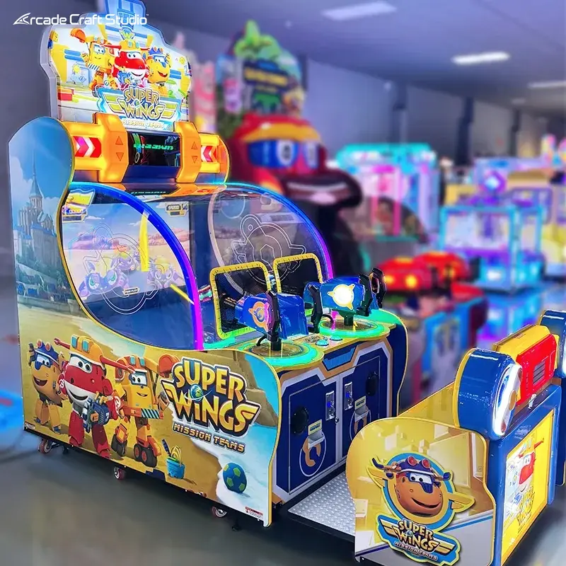 Jet Team Mission Ball Shooting Arcade Machine